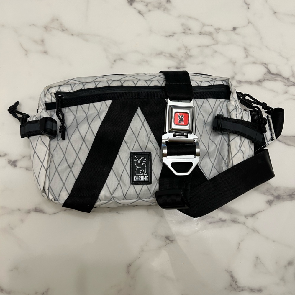Chrome crossbody bag